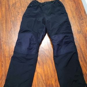 Lands' End size 16 Husky black snow pants in excellent used condition